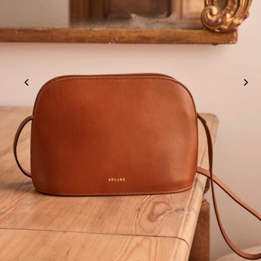 Sezane Heritage Victor Bag - Smooth Choco Heritage